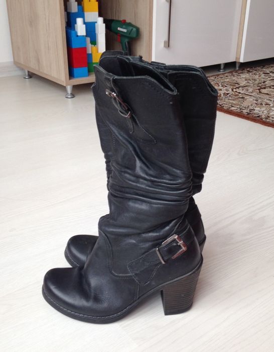 дамски ботуши естествена кожа