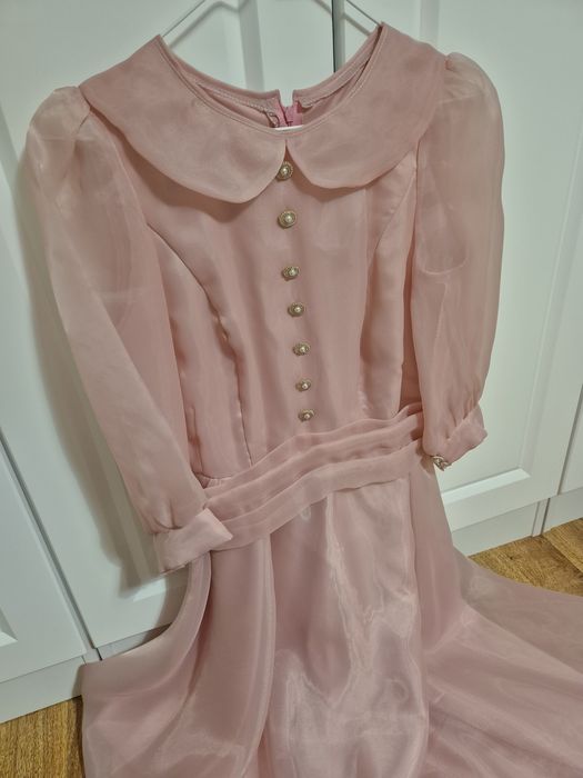 Rochie midi din organza