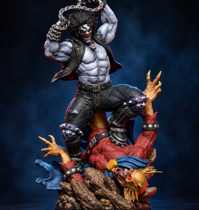 DC LOBO THE MAIN MAN-  ЛОБО ловецът на глави статуя