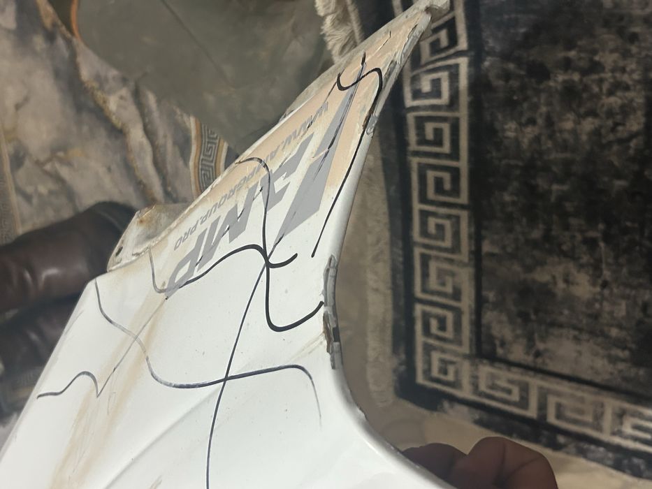 Крыло передний левое и бампер передний