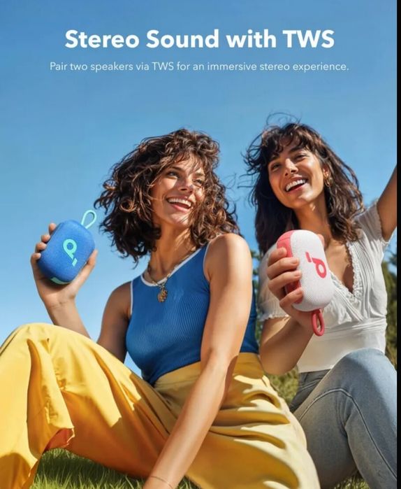 Блютуз колонка Anker Soundcore Select 4 Go в упаковке.