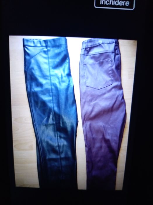Pantaloni noi imitație piele