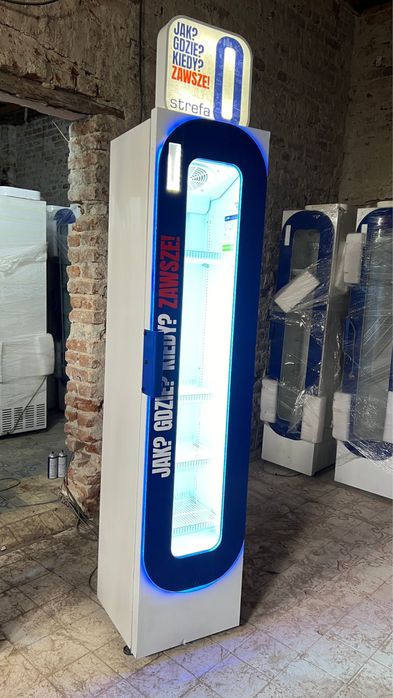 Vitrina frigorifica slim pentru doze de suc/ bauturi