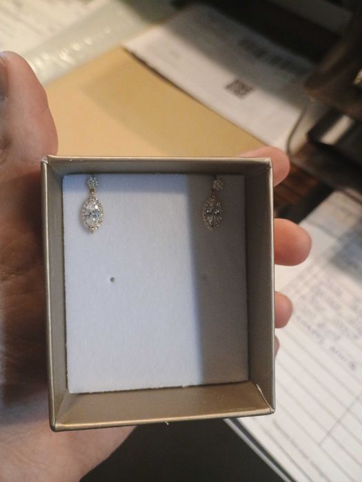 Vând cercei aur splendor cu garanție și bon