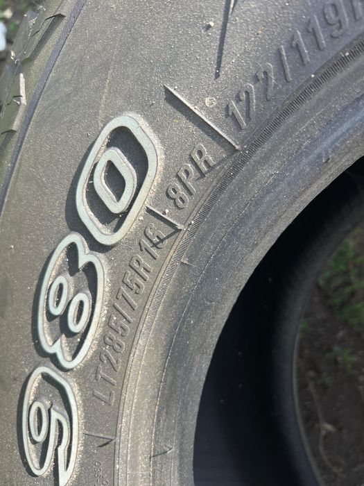 Продам резину Maxxis 980 Bravo A/T в размере LT285/75R16.