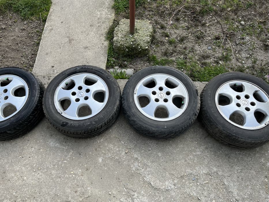 Set jante Opel r15 cu cauciucuri vara Tigar 195/60/15