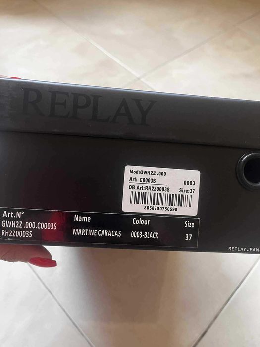 Дамски обувки, токчета , Replay Martine Caracas , номер 37 и 38