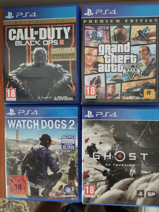 PlayStation 4 Pro 1TB (861 GB disponibili) + 4 jocuri