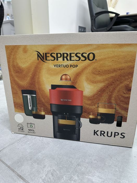 Кафемашина Nespresso Vertuo Pop+ капсули