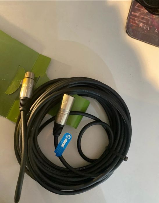 Cablu XLR nou nout casti/boxe/consola/dj 10M