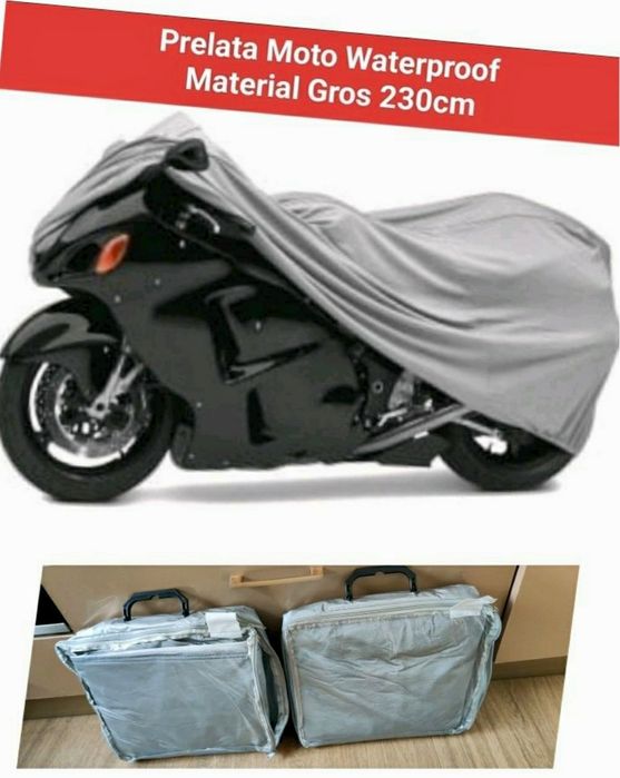 Prelata moto scuter impermeabila , 230cm / Gri