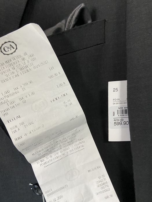 Sacou marinea 50 lana naturala (cu bon de schimb)