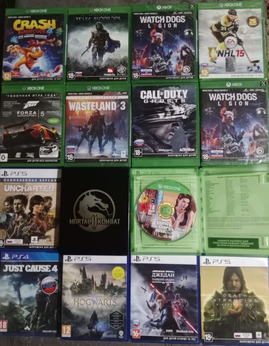 Диски для Xbox -x  PS 5 PS 4