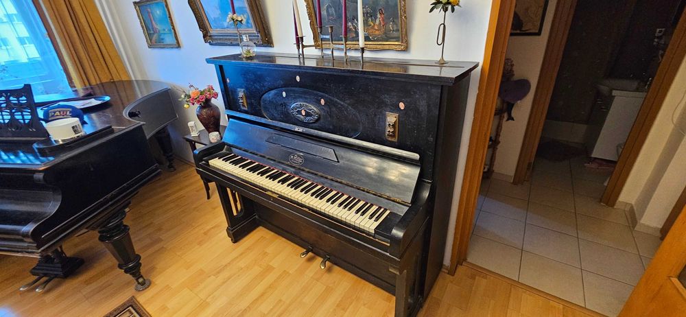 Pianină nemțească acustică Magnus Ritter din 1919