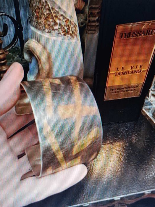 Авторска гривна уникат сребро и злато