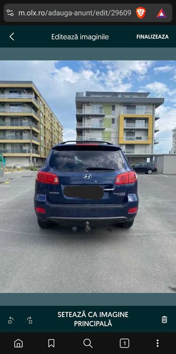 Hyundai Santa Fe cu trapa