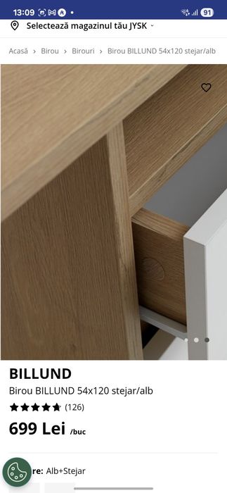 Birou si scaun pachet