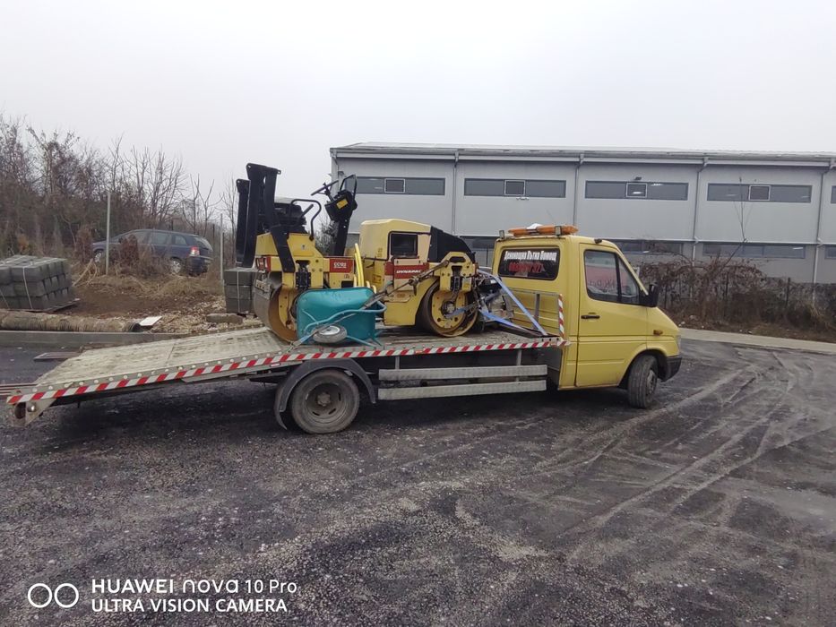 Пътна Помощ  24/7  Услуги с Бобкат Багер и Самосвал