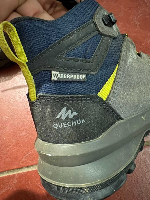 Ghete Quechua, Bocanci drumetie copii băieți Waterproof incaltaminte