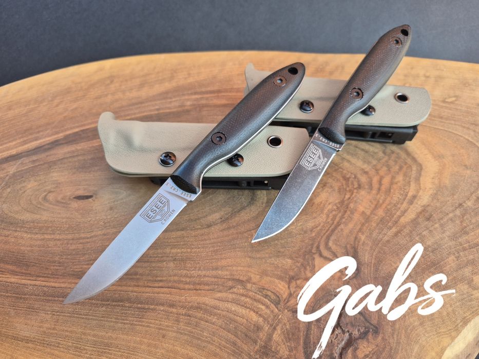 Фиксиран нож ESEE  ROWEN,фултанг DC53 с  тактическа кания Kydex