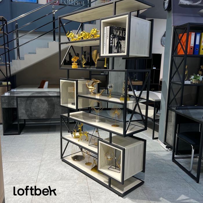 LOFT stelaj, offis mebel, Стеллаж в стиле ЛОФТ, Офисная мебель, полки