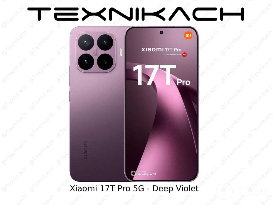 Xiaomi 17T Pro 5G • Yetkazib berish • Tekshirib to‘lash