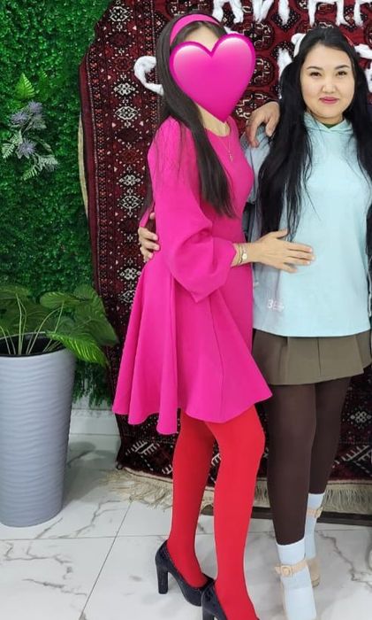 Платье розовое 5000