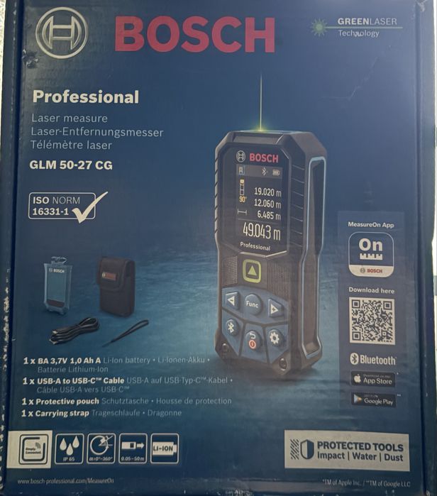 Bosch GLM 50-27 Telemetru cu laser , nou