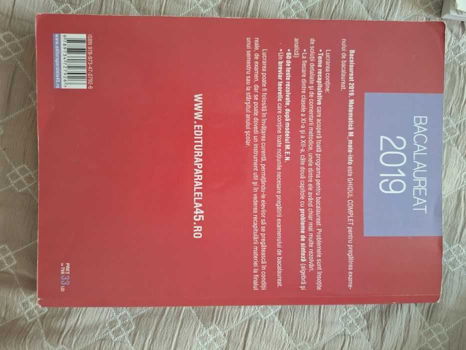 carte Bac matematica