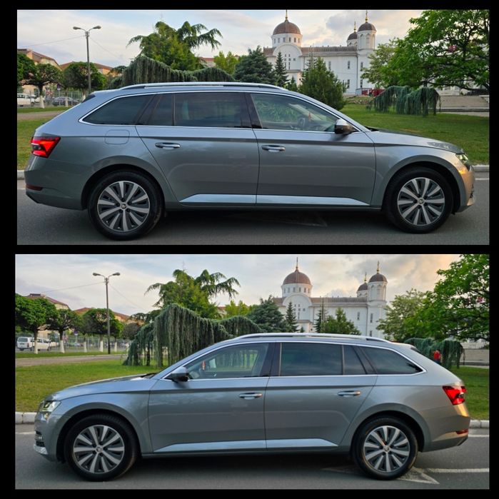 Skoda Superb Style 07/2021 DSG 2.0TDI  Virtual Cockpit Panorama Faruri Crystal Lighting Webasto Ventilație Camera Carlig Piele Ambientale Tabletă Eur6