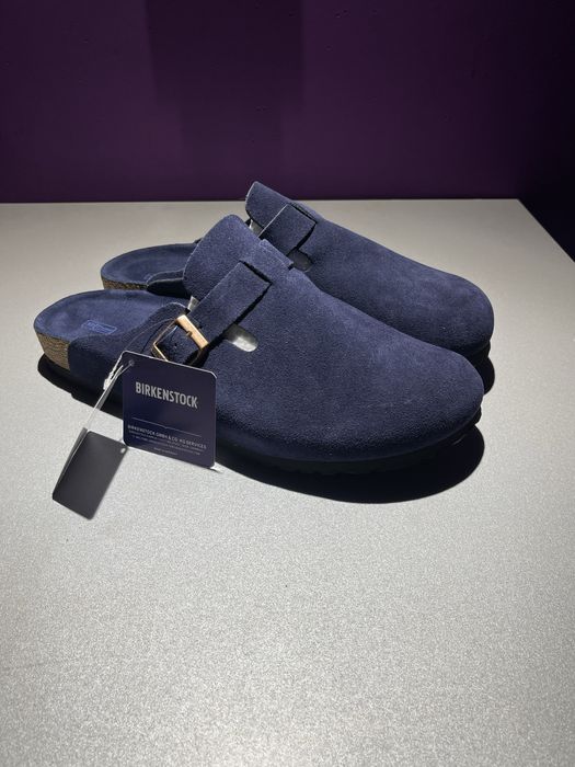 Birkenstock Boston navy blue