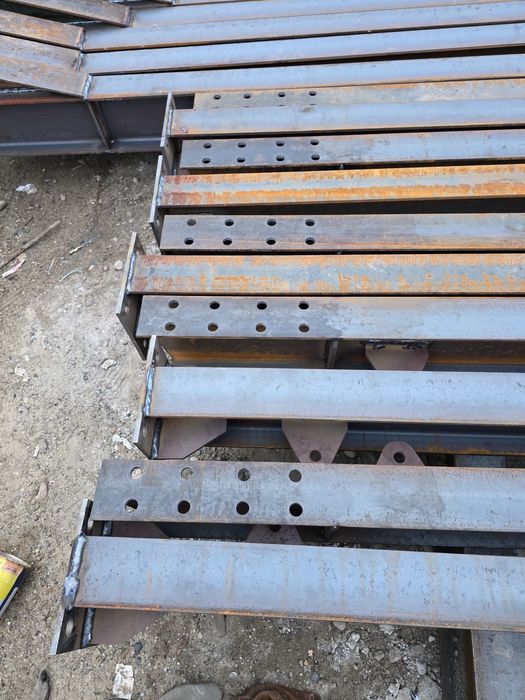 Vand structura metalica 12x20x4 din profile ipe 180