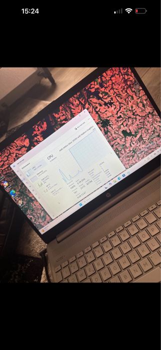 Laptop HP 15s-eq1076NQ, 15.6” HD, AMD Athlon Silver 3050U, 4GB RAM, SSD 256GB