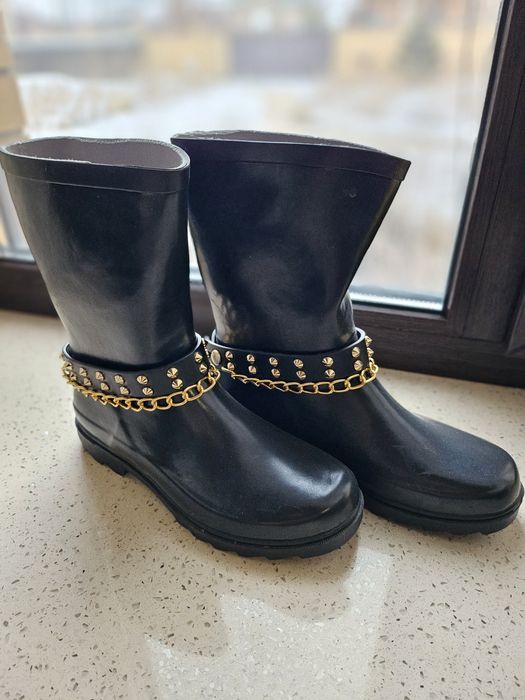 Модные резиновые сапоги 37 и 36р.