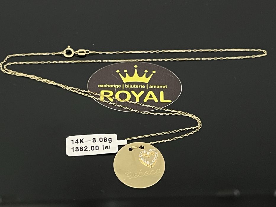 Bijuteria Royal CB : Lant Rebeca aur 14k 585  3,08 gr