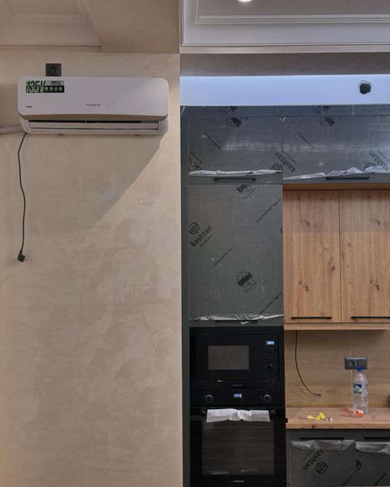 кондиционер установка koditsioner ustanofka