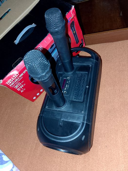 Колонка с микрофоном