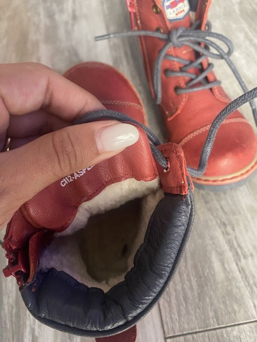 Детски кожени боти