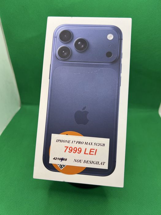 iPhone 17 Pro Max 512GB Sigilat •Amanet Lazar Crangasi•42169