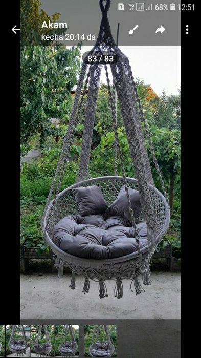 Makramel kachela sotiladi har hil rangda va razmerda zakaz olamiz