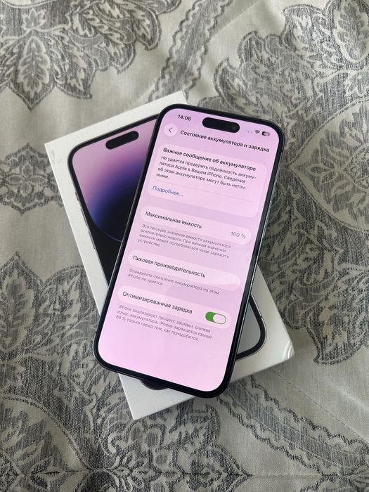 Айфон 14про 128гб 100%