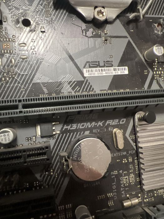 Kit i3 9100f+ asus h310m-k r2.0