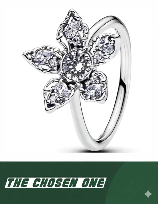 Серебряные кольца Stranger Things/Очень Странные Дела полной упаковкой