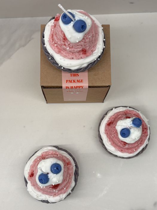 Ароматна соева свещ,,Сладоледов кейк’’