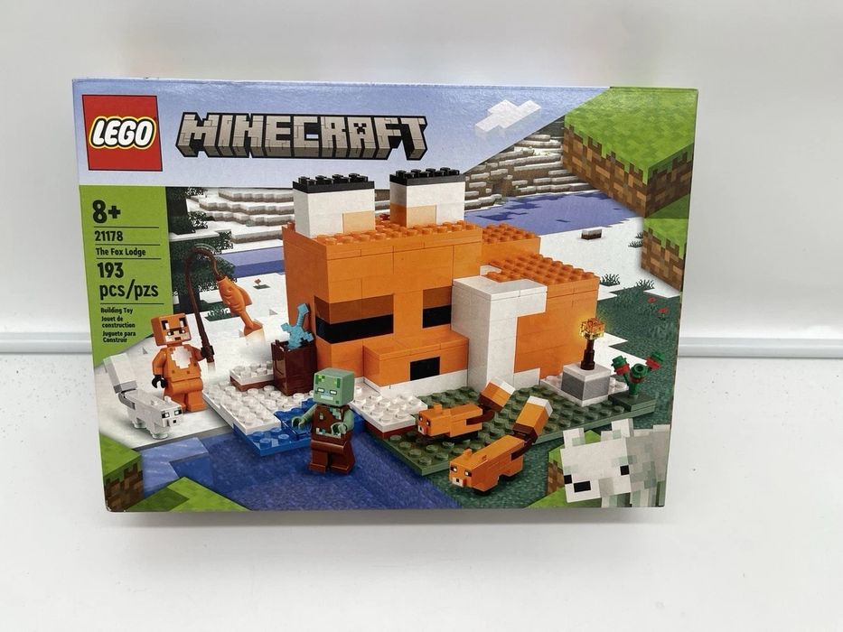 SIGILAT!  LEGO Minecraft Vizuina vulpilor 21178