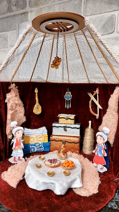 Поделка юрта на наурыз