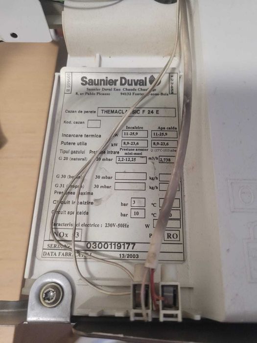 Centrala gaz Saunier Duval Thema Classic F 24 E - conditie ft buna