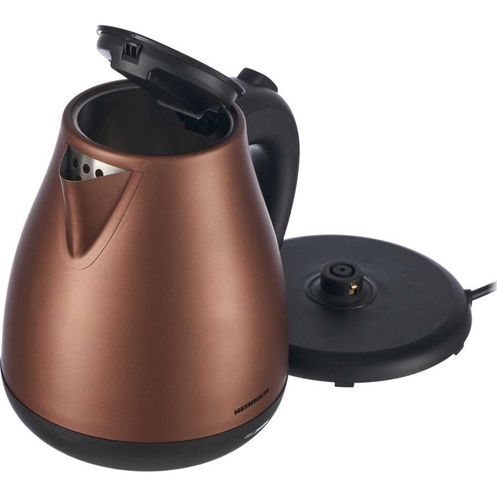 Fierbator Heinner HEK-17IXC, 1850-2200 W, 1.7 L, element incalzire inox, oprire automata, inox, Maro