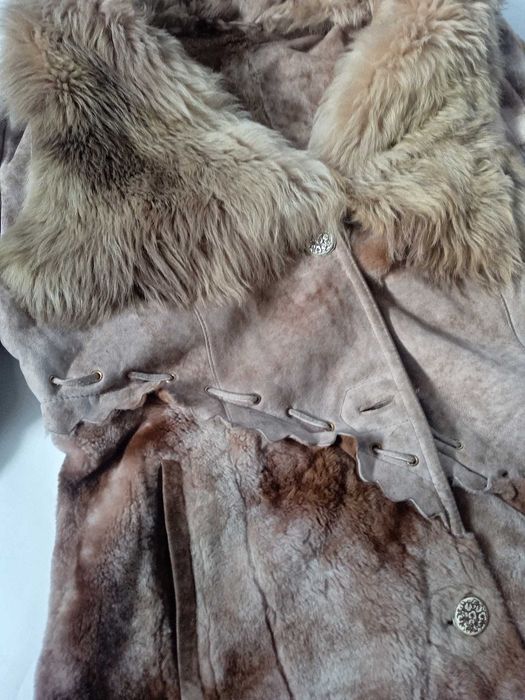 Дамско кожено палто ViaVeneto