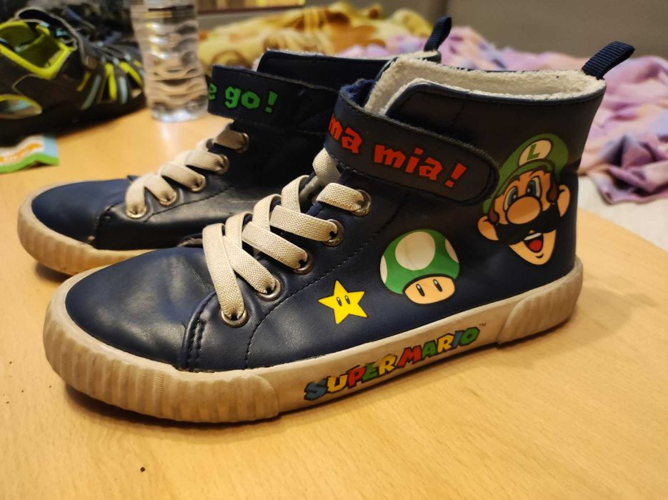 Детски пролетно летни кецове  Super Mario